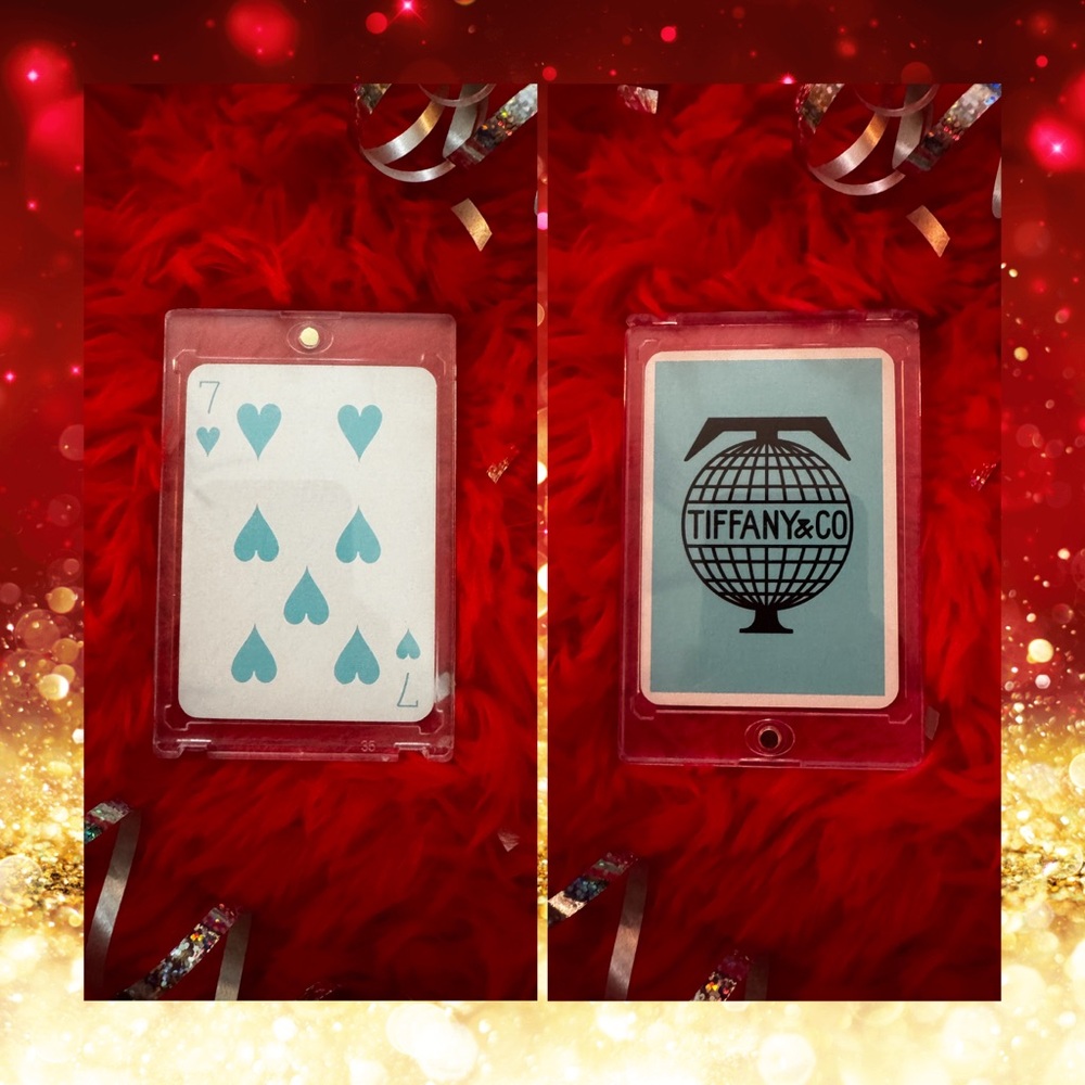 ❤️‍🔥Tiffany&Co.🩵 “Limited Edition” Vintage Luxe Collectors/Playing Card- 7 of 🩵